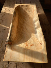 Load image into Gallery viewer, Hand-Hewn Organic Form Pine Trencher Bowl #2