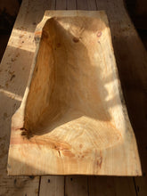 Load image into Gallery viewer, Hand-Hewn Organic Form Pine Trencher Bowl #3