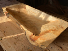 Load image into Gallery viewer, Hand-Hewn Organic Form Pine Trencher Bowl #3