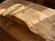 Load image into Gallery viewer, Hand-Hewn Organic Form Pine Trencher Bowl #3