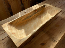 Load image into Gallery viewer, Hand-Hewn Organic Form Pine Trencher Bowl #4
