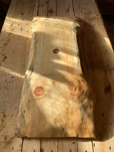 Load image into Gallery viewer, Hand-Hewn Organic Form Pine Trencher Bowl #1