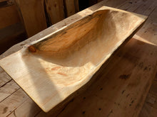 Load image into Gallery viewer, Hand-Hewn Organic Form Pine Trencher Bowl #2
