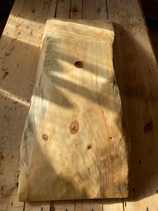 Hand-Hewn Organic Form Pine Trencher Bowl #2